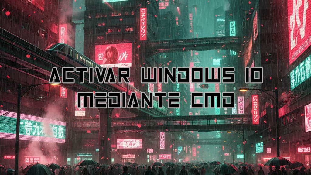 Activar Windows 10 mediante CMD
