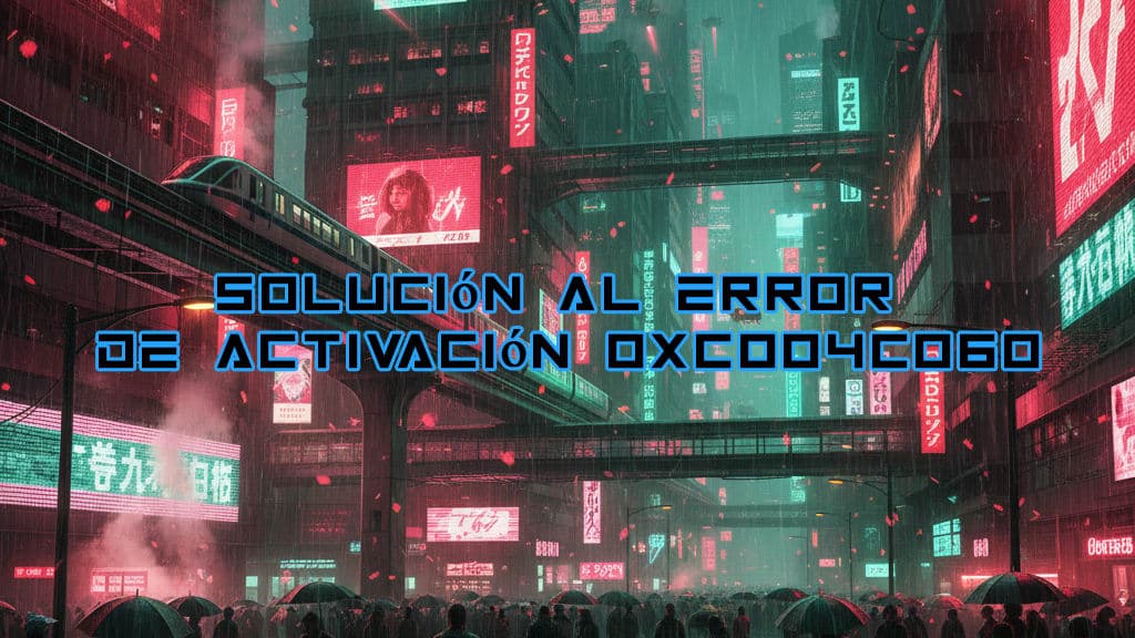 Solución al error de activación 0xc004c060