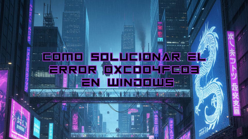 Forma de solucionar el error 0xC004FC03