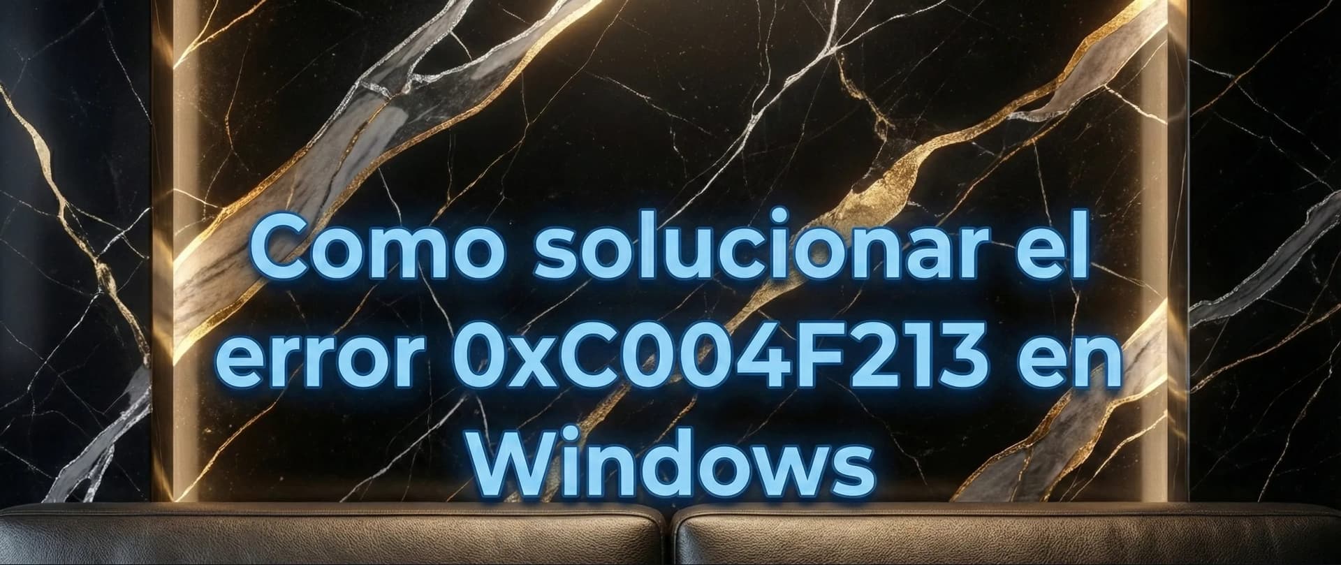 Como solucionar el error 0xC004F213 en Windows